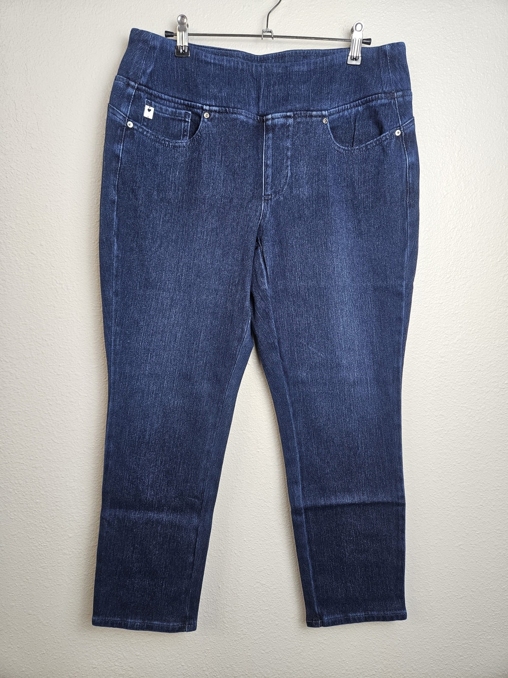 Belle by Kim Gravel Dark Blue Pull-On Jeggings 14P